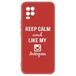 Чехол-накладка Krutoff Silicone Case Instagram для Xiaomi Mi 10 Lite (красный) Чехол-накладка Krutoff Silicone Case Instagram для Xiaomi Mi 10 Lite (красный)