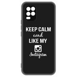 Чехол-накладка Krutoff Silicone Case Instagram для Xiaomi Mi 10 Lite (черный) Чехол-накладка Krutoff Silicone Case Instagram для Xiaomi Mi 10 Lite (черный)