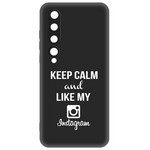 Чехол-накладка Krutoff Silicone Case Instagram для Xiaomi Mi 10 (черный) Чехол-накладка Krutoff Silicone Case Instagram для Xiaomi Mi 10 (черный)