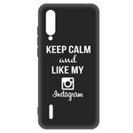 Чехол-накладка Krutoff Silicone Case Instagram для Xiaomi Mi 9 Lite (черный) Чехол-накладка Krutoff Silicone Case Instagram для Xiaomi Mi 9 Lite (черный)