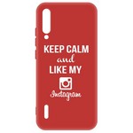 Чехол-накладка Krutoff Silicone Case Instagram для Xiaomi Mi A3 (красный) Чехол-накладка Krutoff Silicone Case Instagram для Xiaomi Mi A3 (красный)
