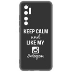 Чехол-накладка Krutoff Silicone Case Instagram для Xiaomi Mi Note 10 Lite (черный) Чехол-накладка Krutoff Silicone Case Instagram для Xiaomi Mi Note 10 Lite (черный)