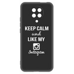 Чехол-накладка Krutoff Silicone Case Instagram для Xiaomi Poco F2 Pro (черный) Чехол-накладка Krutoff Silicone Case Instagram для Xiaomi Poco F2 Pro (черный)