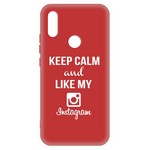 Чехол-накладка Krutoff Silicone Case Instagram для Xiaomi Redmi 7 (красный) Чехол-накладка Krutoff Silicone Case Instagram для Xiaomi Redmi 7 (красный)