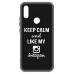 Чехол-накладка Krutoff Silicone Case Instagram для Xiaomi Redmi 7 (черный) Чехол-накладка Krutoff Silicone Case Instagram для Xiaomi Redmi 7 (черный)