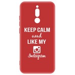 Чехол-накладка Krutoff Silicone Case Instagram для Xiaomi Redmi 8 (красный) Чехол-накладка Krutoff Silicone Case Instagram для Xiaomi Redmi 8 (красный)