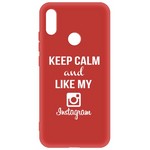 Чехол-накладка Krutoff Silicone Case Instagram для Xiaomi Redmi Note 7 (красный) Чехол-накладка Krutoff Silicone Case Instagram для Xiaomi Redmi Note 7 (красный)
