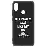 Чехол-накладка Krutoff Silicone Case Instagram для Xiaomi Redmi Note 7 (черный) Чехол-накладка Krutoff Silicone Case Instagram для Xiaomi Redmi Note 7 (черный)