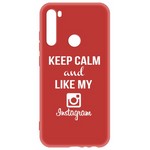 Чехол-накладка Krutoff Silicone Case Instagram для Xiaomi Redmi Note 8 (красный) Чехол-накладка Krutoff Silicone Case Instagram для Xiaomi Redmi Note 8 (красный)