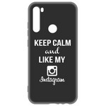 Чехол-накладка Krutoff Silicone Case Instagram для Xiaomi Redmi Note 8 (черный) Чехол-накладка Krutoff Silicone Case Instagram для Xiaomi Redmi Note 8 (черный)