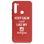 Чехол-накладка Krutoff Silicone Case Instagram для Xiaomi Redmi Note 8T (красный) Чехол-накладка Krutoff Silicone Case Instagram для Xiaomi Redmi Note 8T (красный)
