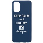 {{photo.Alt || photo.Description || 'Чехол-накладка Krutoff Silicone Case Instagram для Samsung Galaxy A02s (A025) синий'}}