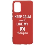 {{photo.Alt || photo.Description || 'Чехол-накладка Krutoff Silicone Case Instagram для Samsung Galaxy A02s (A025) красный'}}
