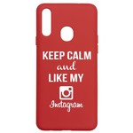 Чехол-накладка Krutoff Silicone Case Instagram для Samsung Galaxy A20s (A207) красный Чехол-накладка Krutoff Silicone Case Instagram для Samsung Galaxy A20s (A207) красный