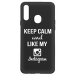 Чехол-накладка Krutoff Silicone Case Instagram для Samsung Galaxy A20s (A207) черный Чехол-накладка Krutoff Silicone Case Instagram для Samsung Galaxy A20s (A207) черный