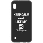 Чехол-накладка Krutoff Silicone Case Instagram для Samsung Galaxy A10 (A105) черный Чехол-накладка Krutoff Silicone Case Instagram для Samsung Galaxy A10 (A105) черный