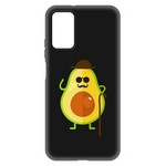 Чехол-накладка Krutoff Soft Case Авокадо Деловой для Xiaomi Redmi 9t черный Чехол-накладка Krutoff Soft Case Авокадо Деловой для Xiaomi Redmi 9t черный