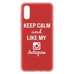 {{photo.Alt || photo.Description || 'Чехол-накладка Krutoff Silicone Case Instagram для Samsung Galaxy A02 (A022) красный'}}