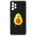 Чехол-накладка Krutoff Soft Case Авокадо Сердитый для Samsung Galaxy A32 (A325) черный Чехол-накладка Krutoff Soft Case Авокадо Сердитый для Samsung Galaxy A32 (A325) черный