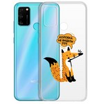 Чехол-накладка Krutoff Clear Case "Лиса" для Honor 9A/Play 9A Чехол-накладка Krutoff Clear Case "Лиса" для Honor 9A/Play 9A