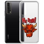Чехол-накладка Krutoff Clear Case "Не Зли!" для Huawei P Smart 2021 Чехол-накладка Krutoff Clear Case "Не Зли!" для Huawei P Smart 2021