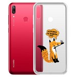 Чехол-накладка Krutoff Clear Case "Лиса" для Huawei Y7 (2019) Чехол-накладка Krutoff Clear Case "Лиса" для Huawei Y7 (2019)