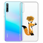 Чехол-накладка Krutoff Clear Case "Лиса" для Huawei Y8p/Honor 30i Чехол-накладка Krutoff Clear Case "Лиса" для Huawei Y8p/Honor 30i