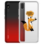 Чехол-накладка Krutoff Clear Case "Лиса" для Xiaomi Redmi 7A Чехол-накладка Krutoff Clear Case "Лиса" для Xiaomi Redmi 7A