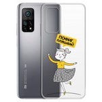 Чехол-накладка Krutoff Clear Case "Пофиг, пляшем!" для Xiaomi Mi 10T/Mi 10T Pro Чехол-накладка Krutoff Clear Case "Пофиг, пляшем!" для Xiaomi Mi 10T/Mi 10T Pro