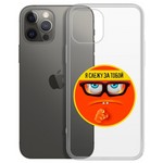 Чехол-накладка Krutoff Clear Case "Я Слежу за Тобой" для iPhone 12 Pro Max Чехол-накладка Krutoff Clear Case "Я Слежу за Тобой" для iPhone 12 Pro Max