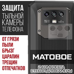 {{photo.Alt || photo.Description || 'Стекло защитное гибридное МАТОВОЕ Krutoff для камеры Oukitel K15 Pro (2 шт.)'}}
