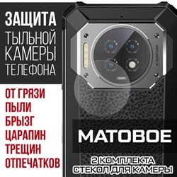 {{photo.Alt || photo.Description || 'Стекло защитное гибридное МАТОВОЕ Krutoff для камеры Oukitel WP19 (2 шт.)'}}
