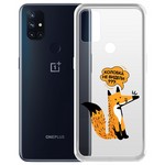Чехол-накладка Krutoff Clear Case "Лиса" для OnePlus Nord N10 5G Чехол-накладка Krutoff Clear Case "Лиса" для OnePlus Nord N10 5G