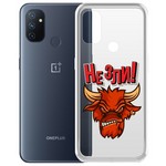Чехол-накладка Krutoff Clear Case "Не Зли!" для OnePlus Nord N100 Чехол-накладка Krutoff Clear Case "Не Зли!" для OnePlus Nord N100