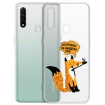 Чехол-накладка Krutoff Clear Case "Лиса" для OPPO A31 Чехол-накладка Krutoff Clear Case "Лиса" для OPPO A31