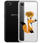 Чехол-накладка Krutoff Clear Case "Лиса" для OPPO A1k/Realme C2 Чехол-накладка Krutoff Clear Case "Лиса" для OPPO A1k/Realme C2