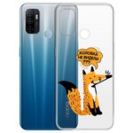 Чехол-накладка Krutoff Clear Case "Лиса" для OPPO A53 (2020)/A33 (2020) Чехол-накладка Krutoff Clear Case "Лиса" для OPPO A53 (2020)/A33 (2020)
