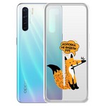 Чехол-накладка Krutoff Clear Case "Лиса" для OPPO A91/F15 Чехол-накладка Krutoff Clear Case "Лиса" для OPPO A91/F15