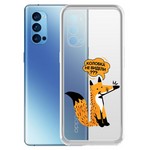 Чехол-накладка Krutoff Clear Case "Лиса" для OPPO Reno4 Pro 5G Чехол-накладка Krutoff Clear Case "Лиса" для OPPO Reno4 Pro 5G