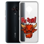 Чехол-накладка Krutoff Clear Case "Не Зли!" для Vivo V17/S1 Pro/Y9S Чехол-накладка Krutoff Clear Case "Не Зли!" для Vivo V17/S1 Pro/Y9S