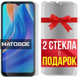 {{photo.Alt || photo.Description || 'Комплект из 3-x защитных гибридных стекол МАТОВЫХ Krutoff для Tecno Spark Go 2021'}}