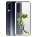 Чехол-накладка Krutoff Clear Case "Люблю Работу" для Vivo Y31 Чехол-накладка Krutoff Clear Case "Люблю Работу" для Vivo Y31