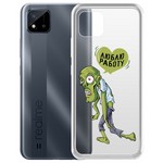 Чехол-накладка Krutoff Clear Case "Люблю Работу" для Realme C11 Чехол-накладка Krutoff Clear Case "Люблю Работу" для Realme C11