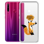 Чехол-накладка Krutoff Clear Case "Лиса" для Honor 10i Чехол-накладка Krutoff Clear Case "Лиса" для Honor 10i