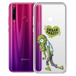 Чехол-накладка Krutoff Clear Case "Люблю Работу" для Honor 10i Чехол-накладка Krutoff Clear Case "Люблю Работу" для Honor 10i