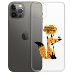 Чехол-накладка Krutoff Clear Case "Лиса" для iPhone 12 mini Чехол-накладка Krutoff Clear Case "Лиса" для iPhone 12 mini