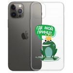 Чехол-накладка Krutoff Clear Case "Лягушка" для iPhone 12 mini Чехол-накладка Krutoff Clear Case "Лягушка" для iPhone 12 mini