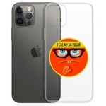 Чехол-накладка Krutoff Clear Case "Я Слежу за Тобой" для iPhone 12 mini Чехол-накладка Krutoff Clear Case "Я Слежу за Тобой" для iPhone 12 mini