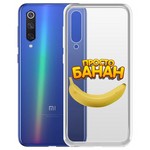 Чехол-накладка Krutoff Clear Case "Банан" для Xiaomi Mi 9 Чехол-накладка Krutoff Clear Case "Банан" для Xiaomi Mi 9