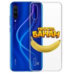 Чехол-накладка Krutoff Clear Case "Банан" для Xiaomi Mi 9 Lite Чехол-накладка Krutoff Clear Case "Банан" для Xiaomi Mi 9 Lite